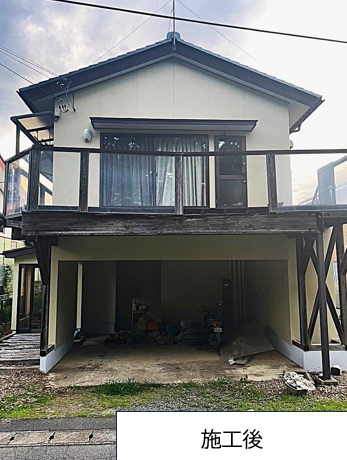 お家全体の塗装後です。